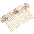 thumbnail image 2 of EeaseCA Bridal Hair Comb Rhinestone Hair Comb Wedding Hair Accessory Crystal Hair Side Comb, 2 of 8