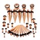 thumbnail image 1 of 36 Unidades De Estiramiento De Tapones Cónicos de material acero Inoxidable Accesorio Para Oído - oro and rosa, 14g-00g Yinane Kit de estiramiento de medidores para oídos, 1 of 7