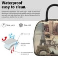 thumbnail image 3 of Cute Lunch Bag for Women Reusable Insulated Lunch Bags, Leakproof Cooler Food Lunch Tote Bag, Large Capacity Paris Theme Lunch Box for Work School Travel Picnic, 3 of 7