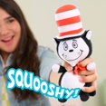 thumbnail image 2 of Dr. Seuss Cat in the Hat Squooshy Plush, Collectible 7-Inch-Tall Plush, for Kids Ages 3 and up, 2 of 6