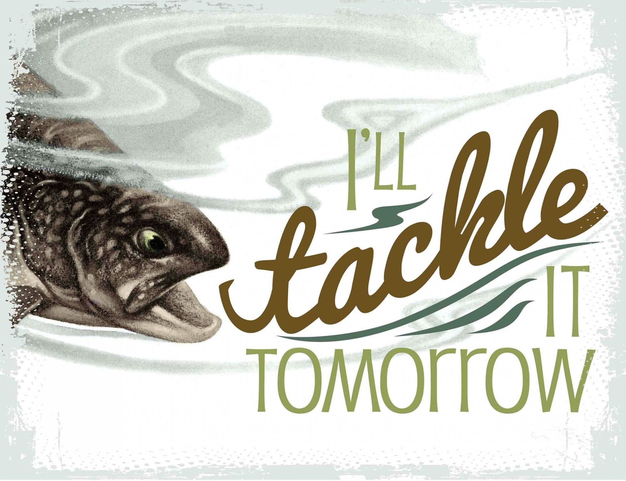 Marmont Hill Tackle It Tomorrow by Saturday Evening Post Painting Print on Canvas