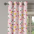 thumbnail image 2 of Ambesonne Japan Grommet Curtain, Japanese Food, 50" x 108", Multicolor Pink, 2 of 6