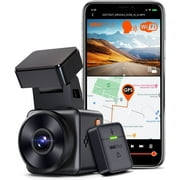 Vantrue E1 2.7K WiFi Mini Dash Cam with GPS and Speed, Voice Control Front Car Dash Camera, 24 Hours Parking Mode, Night Vision, Buffered Motion Detection, APP, Wireless Controller, Support 512GB Max