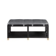 thumbnail image 2 of Furniture of America Tally 48.5" Wide Wood Bench with Removable Cushion, 2 of 5