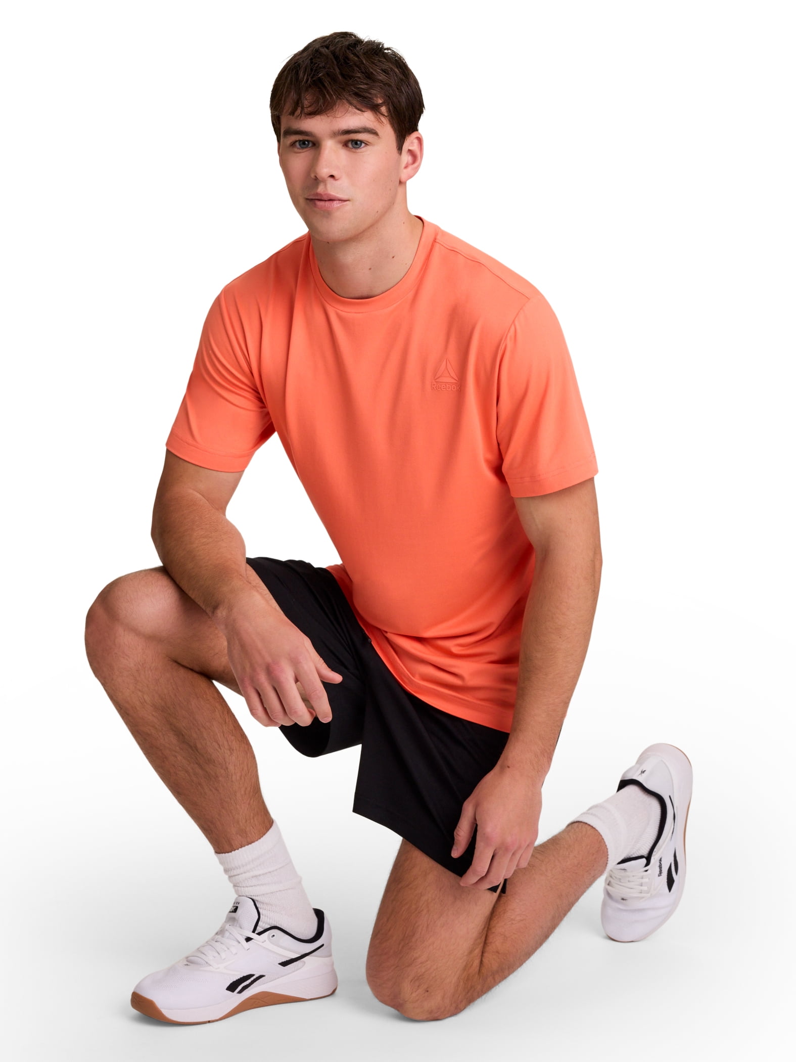 Reebok Men's and Big Men's Legacy Core Short Sleeve Tee Shirt, Sizes XS-5XL