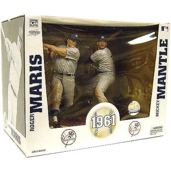Roger Maris & Mickey Mantle 1961 Action Figure 2-Pack MLB