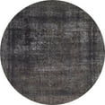 thumbnail image 1 of Ahgly Company Indoor Round Abstract Black Persian Area Rugs, 8' Round, 1 of 6