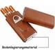thumbnail image 3 of Gift For Father, That Can Hold 3 Cigars, Leather With Cigar Cutter, Portable, 3 of 4