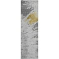 thumbnail image 2 of Addison Rugs Mayfield Washable Transitional Spiral Gray Runner Rug, 2'3" x 7'6", 2 of 5