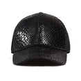 thumbnail image 2 of Spring Men's Hats Classic Crocodile Pattern Baseball Real Leather Caps Spring Autumn Adjust Size Visor Cap Male Bone ,Unique Design, 2 of 6