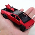 thumbnail image 2 of (Bagged) 1:36 Alloy Pickup CyberTruck Pull-Back Car Collection for Boys and Children, One Large and One Small vintage Toy Car, 2 of 10