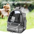 thumbnail image 1 of Carrier Pet Backpack Portable Pet Outing Bag Bolsas de transporte para mascotas (gris grafito), 1 of 8