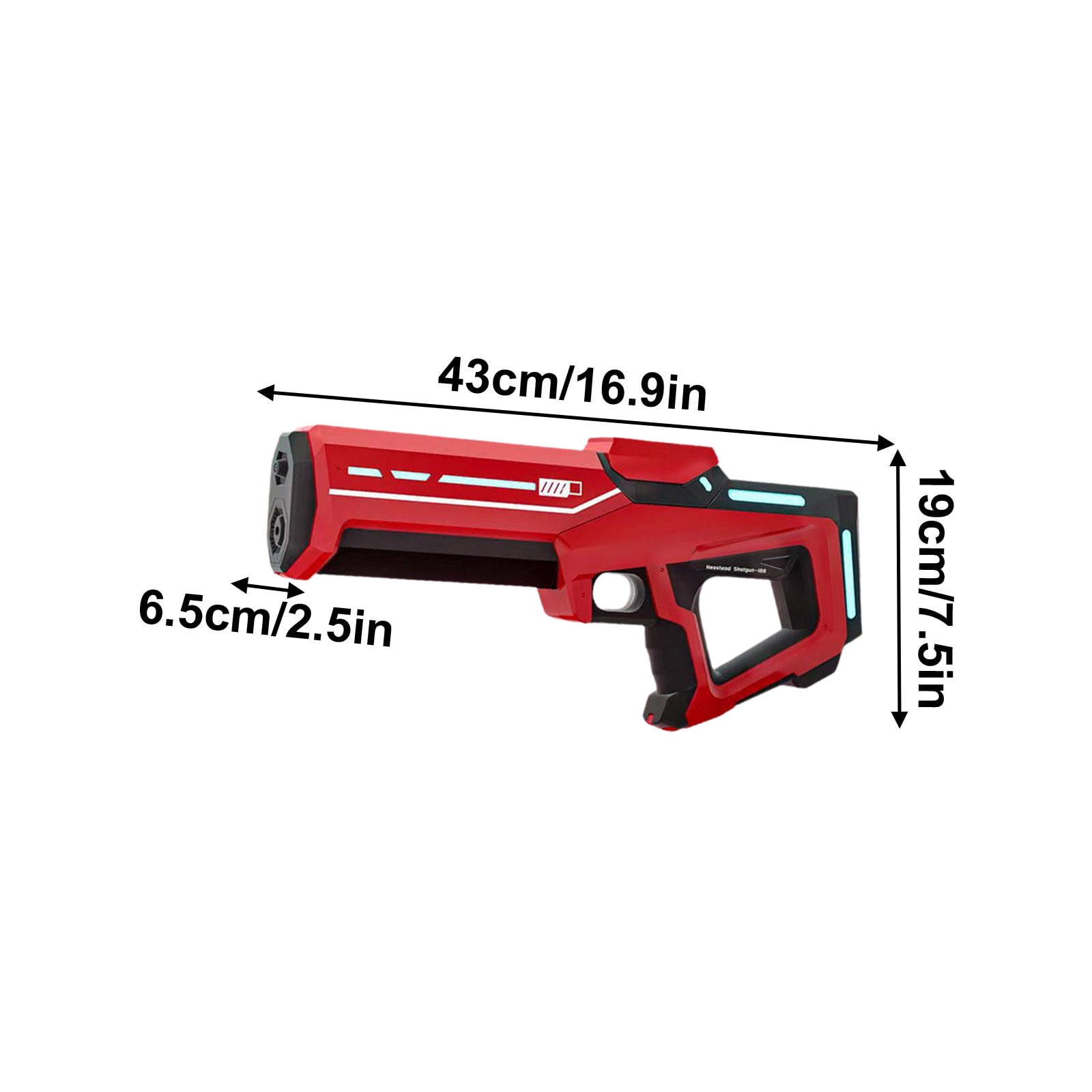 Electric Automatic Water Blaster with Continuous Firing Action - High Pressure Water Gun for Outdoor Summer Fun and Water Battle Games with Strong Spray for Exciting Play Sessions