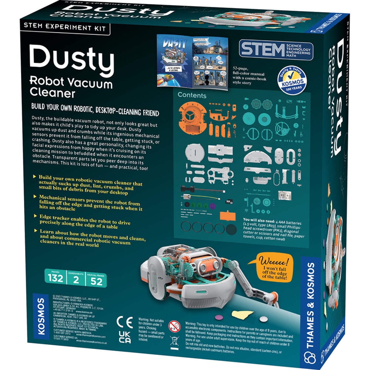 Dusty - Robot Vacuum Cleaner, (Hardcover)