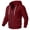 Red, variant on Paiwinds Men's Fashion Hoodie with Zipper Closure & Arm Pocket, Casual Style - Made from Polyester for Comfort, Adjustable Hood & Kangaroo Pockets for Sports & Daily Wear