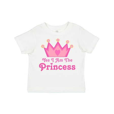 

Inktastic Yes I Am the Princess Crown Gift Toddler Toddler Girl T-Shirt