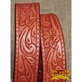 thumbnail image 2 of HILASON Western Genuine Leather Belt for Men Women Cowboy Cowgirl Handmade Unisex Full Grain Heavy Duty Floral Tooled Belt, 2 of 4