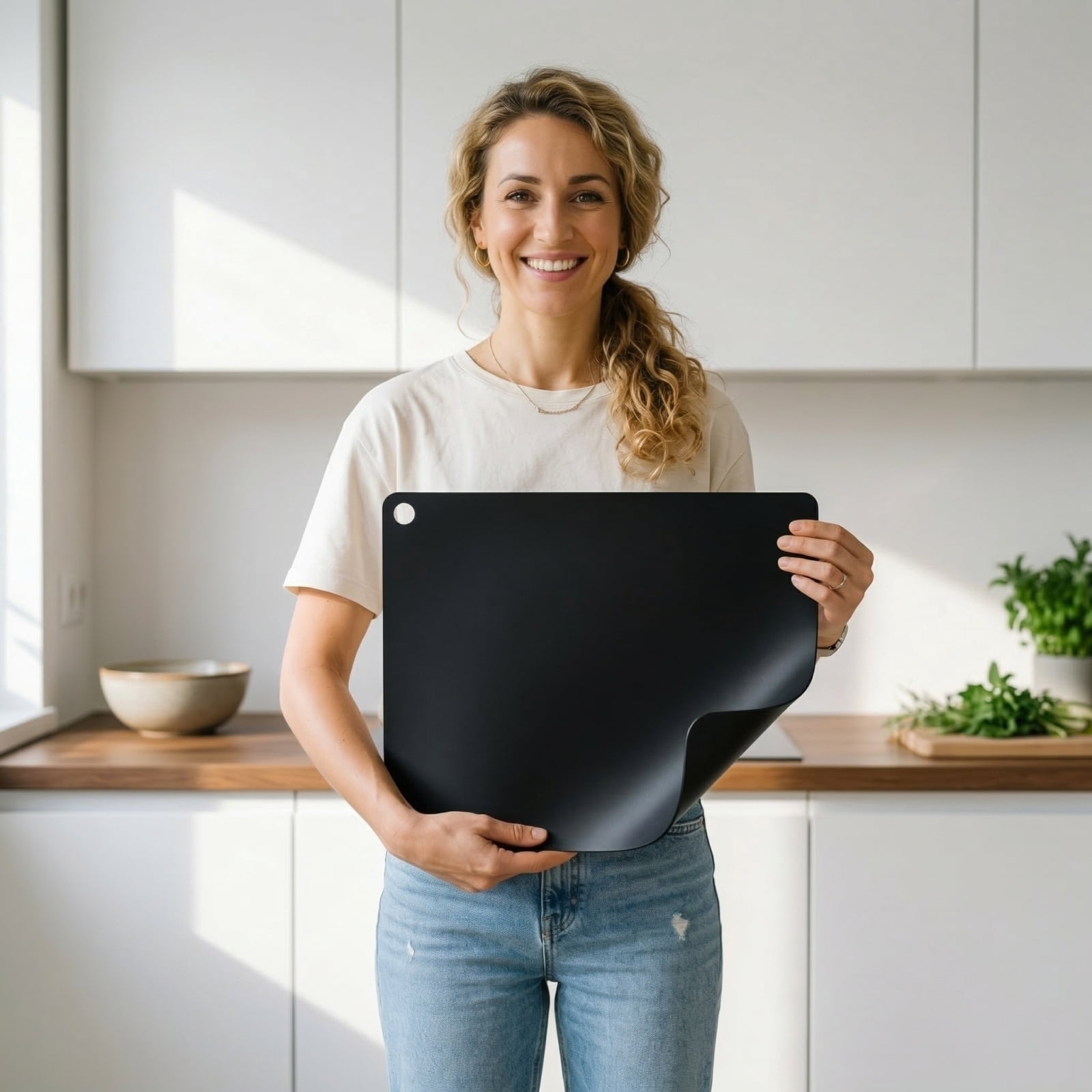 Heat Resistant Silicone Stove Cover Mat, Black Rectangular Induction Cooktop Protector Mat for Kitchen Countertop, Protect Your Surface from Spills and Stains