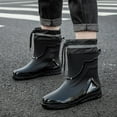 thumbnail image 3 of AUXDIQ Men Rain Boots Outdoor Garden Boots Waterproof Ankle Rain Shoes, 3 of 5