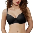 thumbnail image 1 of Jindong Large Breast Reducing Full Coverage Bra with Anti Sagging and Underarm Control Featuring Sexy Lace, 1 of 4