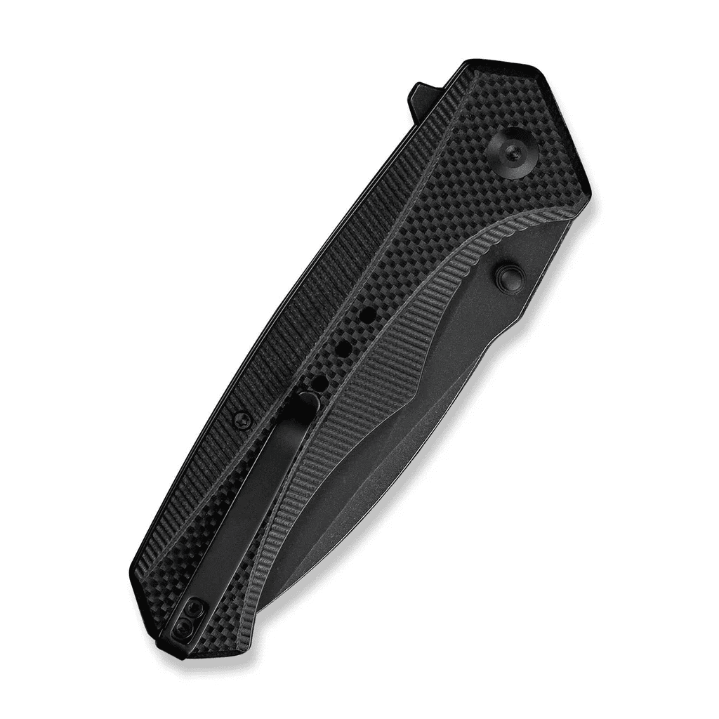 CIVIVI Photonix Pocket Knife, Folding Knife with 3.7" 14C28N Blade G10 Handle with Pocket Clip for Men Women, Camping Hiking Fishing Knife C23081B-1, Black