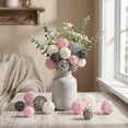 thumbnail image 5 of BlinkL White Valentine's Day Wicker Decorative Balls 36 Count, 5 of 6