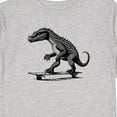 thumbnail image 4 of Inktastic Funny Alligator on Skateboard Boys Long Sleeve Toddler T-Shirt, 4 of 5