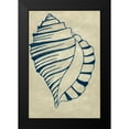 thumbnail image 2 of Zarris, Chariklia 17x24 Black Modern Framed Museum Art Print Titled - Indigo Shell V, 2 of 5