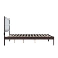 thumbnail image 6 of AFI NoHo 14" Queen Wood Platform Bed Frame with Modern Panel Headboard, Espresso, 6 of 7