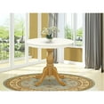 thumbnail image 2 of AST-LOK-TP - Dining Table - Linen White Table Top and Oak Pedestal Leg Finish, 2 of 2