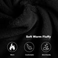 thumbnail image 4 of Mens Robe, PUTUO Robes for Men, Cozy Warm Soft Fluffy Fleece Bathrobe, Fuzzy Luxury Spa Dressing Gown for Men Gifts with Pockets, 4 of 8