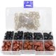 thumbnail image 1 of 130pcs 8/9/10/15/16mm Black and Brown Plastic Safety Nose D-Shape Craft Nose DIY Nose with Washers for Teddy Bear Doll Plush Animal Puppet Crafts, 1 of 5