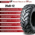 thumbnail image 6 of One New ATV UTV Tire 25x8-12 25X8X12 P341 DURABLE 6PR 10157 DEEP TREAD MUD, 6 of 10
