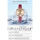 thumbnail image 4 of Women Quartz Watch CURREN Female Fashion Analog Wrist Watch 3ATM Waterproof Ladies Watch with Leather Watch Strap, 4 of 4