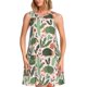 thumbnail image 1 of Balery Armadillo Vestidos de verano para mujer con estampado: vestido holgado sin mangas, vestido playero informal y cómodo para días calurosos., 1 of 7