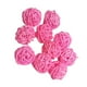 thumbnail image 1 of 10 bolas de mimbre para loros, juguetes de ratán, pájaros, enredaderas, accesorios para mesas, bodas y fiestas. rosado, 1 of 6