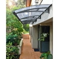 thumbnail image 5 of Palram - Canopia Aquila 4100 14' x 3' Acrylic/Galvanized Steel Awning - Gray/Clear, 5 of 9