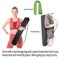 thumbnail image 7 of Large Exercise Mat – Non-Slip Gym Flooring for Treadmill, Bike, Weightlifting, Jump Rope with Storage Bag, 7 of 7