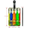 thumbnail image 2 of Colorful Bottles - Luggage ID Tags / Suitcase Identification Cards - Set of 2, 2 of 5