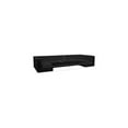 thumbnail image 3 of Meridian Furniture Relax Black Velvet Modular Sectional, 3 of 10