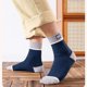 thumbnail image 3 of Calcetines de hombre absorbentes de sudor, transpirables, de algodón, para primavera y verano, hasta media pantorrilla, calcetines cómodos, calcetines de todos los colores, calcetines, 3 of 5