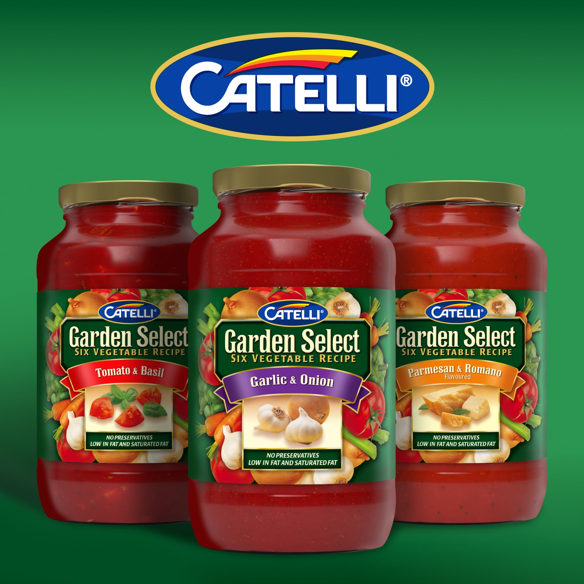 Catelli Garden Select Garlic & Onion Pasta Sauce, 600 ml Jar