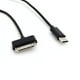 thumbnail image 1 of USB Cable de Datos C a 30 Pines, Adaptador de Sincronización Tipo C a 30 Pines y Cable Cargador de 3 Pies/1 M Negro, 1 of 6