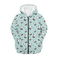thumbnail image 5 of DISNIMO Panda Hoodie Girls Paw Print Zip Up Hoodie Girl Kid Hoodies Sweatshirts for Kids Hoodie Sweatshirt Sports Hoodies for Girls 8-10 Cute Animal Hoodie Jacket Boys Children Hooded Jackets, 5 of 7