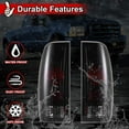 thumbnail image 6 of Winjet Pair Tail Light Lamp Assembly For 1997-2003 Ford F150 & 1999-2007 F250 F350 Super Duty Pickup Truck,Driver & Passenger Side(Glossy Black Housing/Smoke Lens), 6 of 9