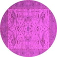 thumbnail image 1 of Ahgly Company Indoor Round Oriental Pink Industrial Area Rugs, 8' Round, 1 of 4