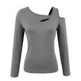 thumbnail image 4 of Haut de Couche de Base Ajusté à Manches Longues Thermique Automne Hiver pour Femmes, Doux, Confortable, Extensible, pour Tous les Jours, 4 of 5