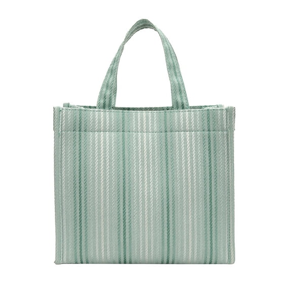 2023 New Casual Handbag Canvas Fashion Tote Bag Shopping Shoulder Bag Purse Striped Bag for Women Girl Large Capcity Bag