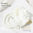 thumbnail image 5 of Wrist Corsage 2/4 Packs Wedding Bridal Wrist Flower Rose Wristband Corsage Flower for Bride Bridesmaid Perfect for Wedding, Prom, Party(colorful), 5 of 7