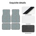 thumbnail image 4 of Honeii Funny Lobsters Print Car Foot Mat Four-Piece Set - Front & Rear Universal Car Floor Mats for SUVs, Trucks, Sedans, 4 of 7